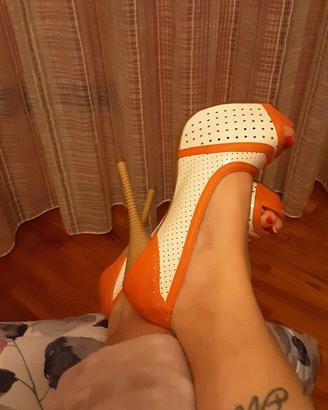 scarpe con plateau da donna