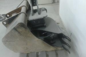 Benne con denti, larghezza 800 mm