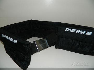 CINTURA SUBACQUEA A TASCHE PER ZAVORRA