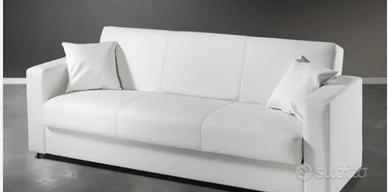 Divano letto bianco