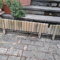 RECINZIONE LEGNO STACCIONATA BASSA BORDURA VAMPIRO