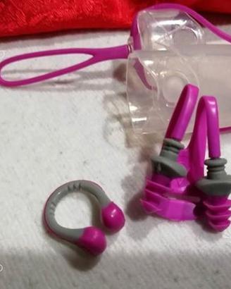 Tappi per naso e orecchie per la piscina