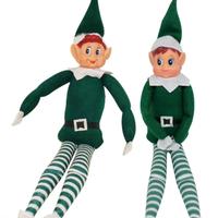 Elfo elfi Natale verde