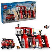 Lego #60414 Caserma dei pompieri e autopompa