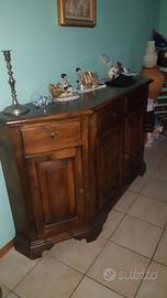 Madia in noce stile classico