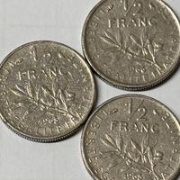 3 Monete 1/2 Franco  (1965-1966) – Fracia