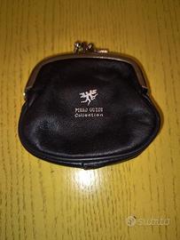Portamonete Piero Guidi nero