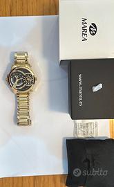 Orologio Marea B54218 Dual Time Oro/Nero - Nuovo