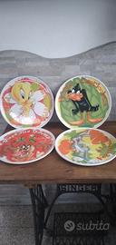 4 piatti pizza looney tunes