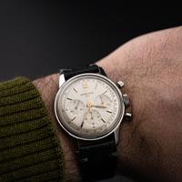 Lemania 105 Cronografo vintage Tri-Compax anni 50