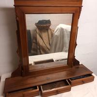 Specchiera antica in legno specchio 