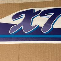 Adesivi serbatoio Yamaha xt600 3tb blu