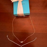 Collana Tiffany collez Bean + Bracciale Tiffany