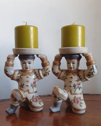 portacandele vintage