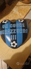 peluche gomma  cuore nerazzurro prenotato