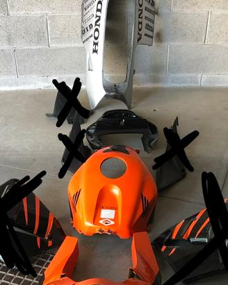 Carene cbr 600rr 2006 fire orange