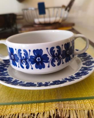 SET 3 TAZZE RICHARD GINORI “COLONNA FIORI” 1954