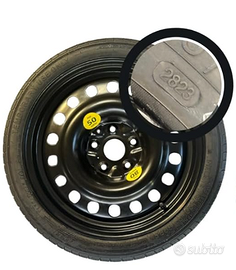 RUOTINO di SCORTA "NUOVO"  17'' con Ingombro 72 Cm