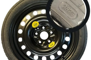 RUOTINO di SCORTA "NUOVO"  17'' con Ingombro 72 Cm