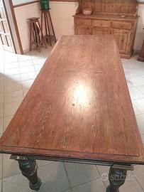 Tavolo antico per cucina rustica 