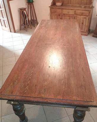 Tavolo antico per cucina rustica 