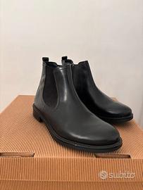 Stivaletto vera pelle nero