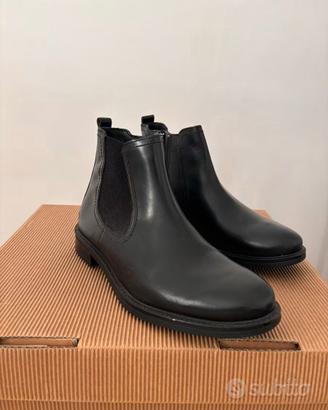 Stivaletto vera pelle nero