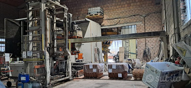 Impianto fisso di sformatura x manufatti in cement