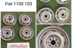 Serie 4pz cerchi nuovi originali Fiat 1100 103
