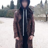 Montone Manetti  vero donna Made in Italy lungo