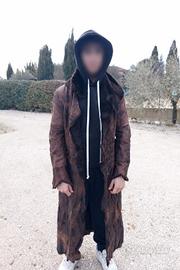 Montone Manetti  vero donna Made in Italy lungo