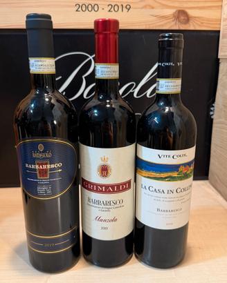 Vino Barbaresco 2019 Batasiolo Grimaldi Vite Colte