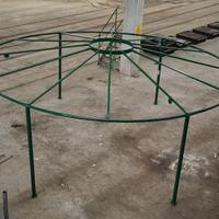 GAZEBO IN FERRO ZINCATO VERNICIATO
