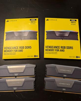 CORSAIR VENGEANCE RGB DDR5 32GB (2x16GB) DDR5 6000