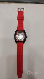 Orologio ofns simil R. MILLE rapper fashion Rosso