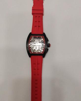 Orologio ofns simil R. MILLE rapper fashion Rosso