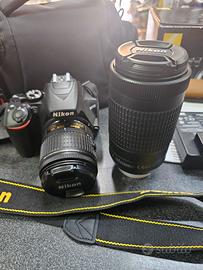 Kit Completo Nikon D3500 + 18-55mm VR + 70-300VR