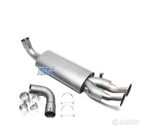 SILENZIATORE DI SCARICO PER AUDI 80 1986-1996 x2 D