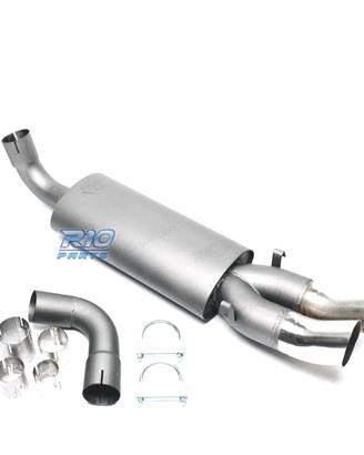 SILENZIATORE DI SCARICO PER AUDI 80 1986-1996 x2 D