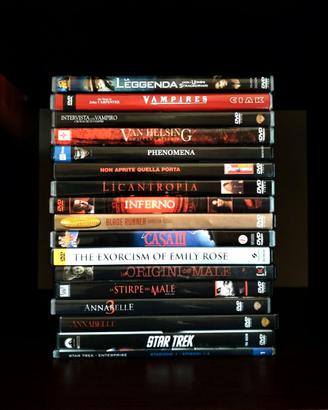 16 DVD  ***HORROR - VAMPIRI - THRILLER***