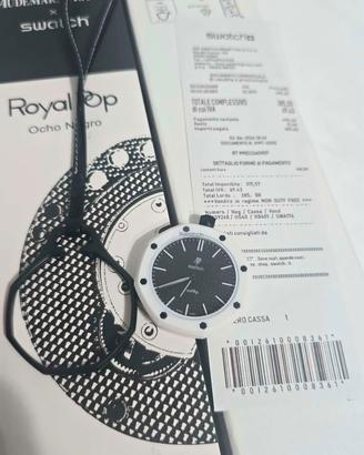 Royal Pop "Ocho Negro" Piguet x Swatch