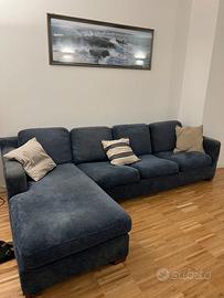 Divano letto con chaise longue