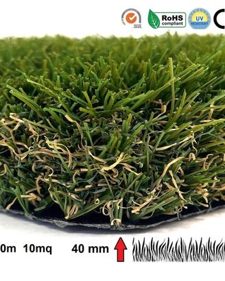 Prato Artificiale 40 mm Erba Sintetica 10 mq