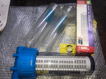 LOTTO CARTUCCE E PORTACARTUCCE FILTRI ACQUA