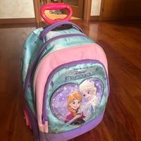 Zaino  scuola bimba Disney Frozen con ruote