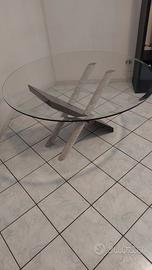 Tavolo Marmo e Cristallo 