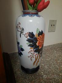Vaso grande in porcellana stile orientale