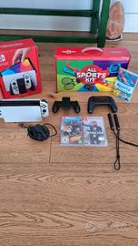 Nintendo Switch Oled  con accessori e giochi