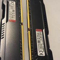 Ram 16GB (2x8) DDR 4 - Kingston Hyperx fury 2133