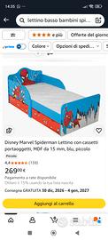 lettino basso bambini 